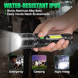 AdamStar UV Flashlight Black Light, 3-in-1 Magnetic