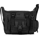 SunForMorning Tactical Messenger Bag Military Molle Briefcase Crossbody Shoulder Bags for Working Cycling Hunting Camping