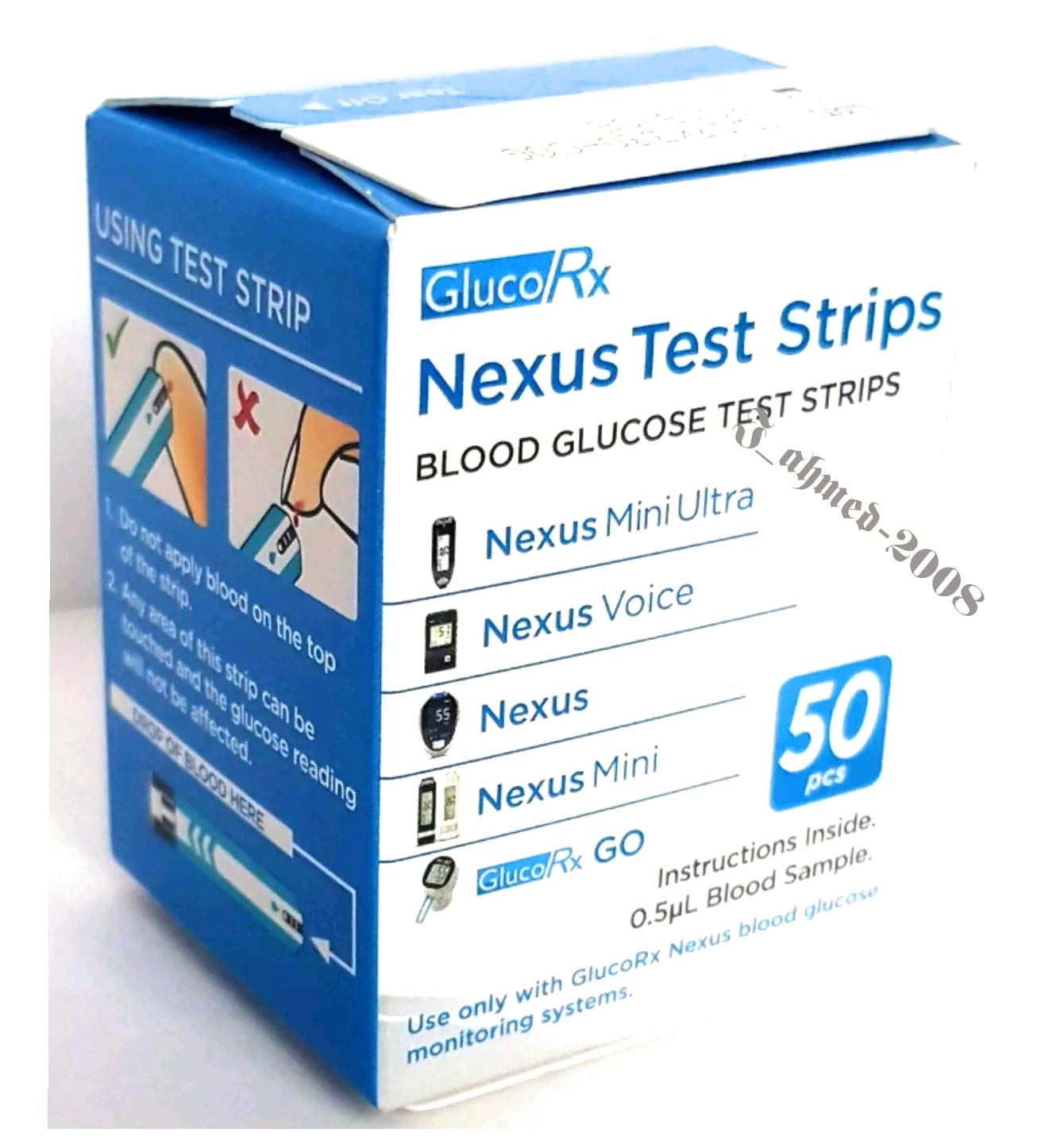 GlucoRx Nexus Test Strips (50)