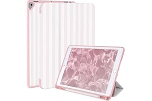 Rvciby Case for iPad 9th/ 8th/ 7th Generation Case 10.2 Inch (2021/2020/2019 Release), Slim Lightweight Soft Trifold Back Cov