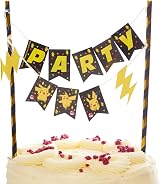 Amscan 9917118 Pokémon Kids Birthday Cake Topper With Bunting