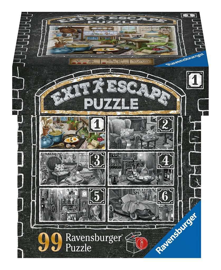Ravensburger Exit Puzzle 16877 - In the Gutshaus Kitchen - 99 Pieces Puzzle for Adults and Children from 14 Years