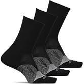 Feetures Elite Light Cushion Mini Crew Sock - Sport Sock with Targeted Compression