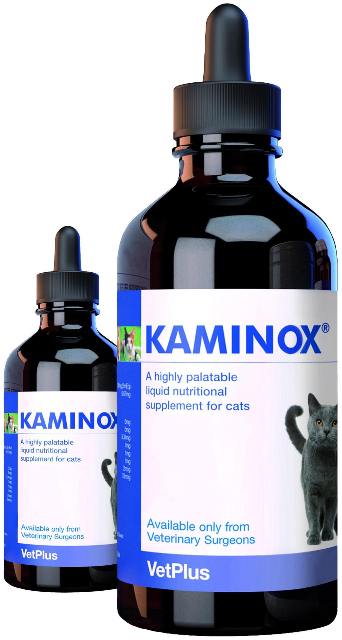 VetPlus Kaminox - A Highly Palatable Liquid Nutritional Support For Cats, 60Mls