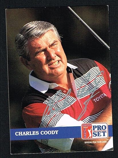 Charles Coody 3 Signed Autograph Auto 1992 Pro Set Golf Trading Card At Amazon S Sports Collectibles Store