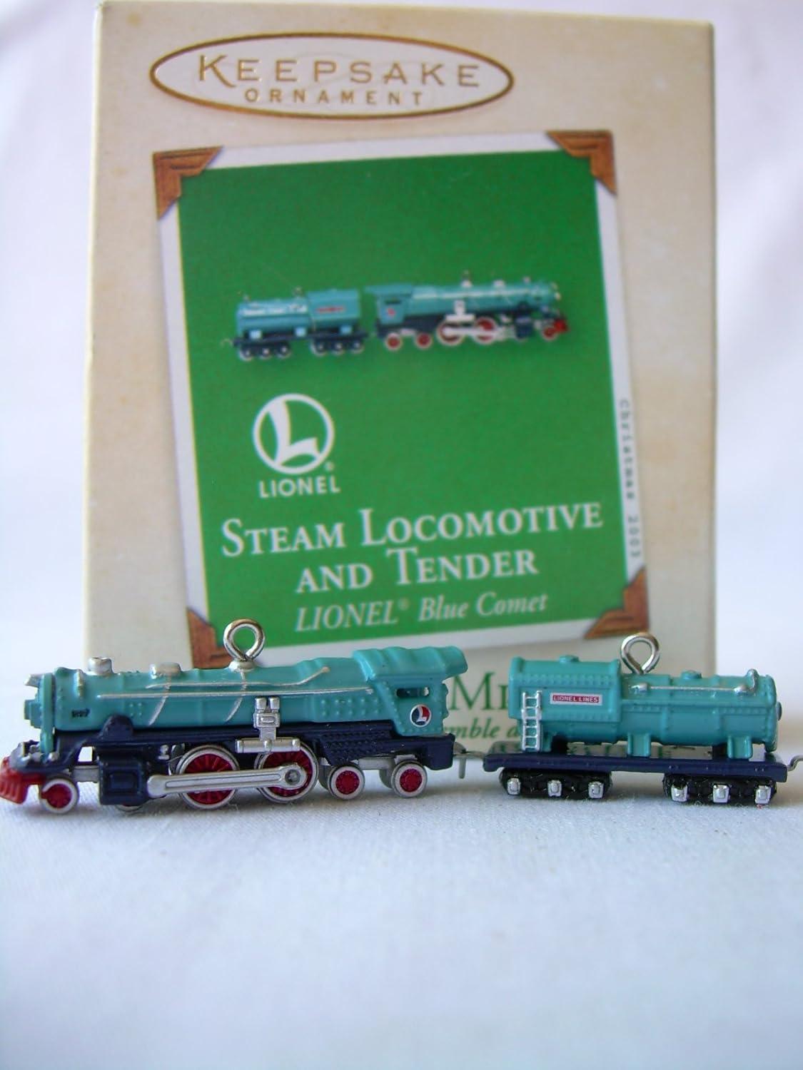 hallmark miniature train ornaments