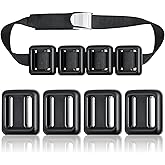 Tellegloww 4 Pcs Dive Weights Belt for Scuba Diving Coated Dive Weights Nylon Dive Belt with Metal Quick Release Buckle for Free Diving Spear Fishing