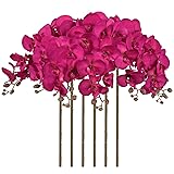 ICBOX Orchids Artificial Flowers 6 PCS Fake Orchids