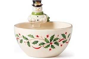 Lenox 893504 Holiday Snowman Bowl
