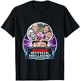 Jeff Dunham: Artificial Intelligence (2025) Unisex T-Shirt - Black, Short Sleeve, Classic Fit, Cartoon Design - Jeff Dunham Fans, Comedy Enthusiasts, Collectors, Kids to Adults