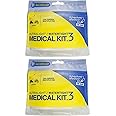 Adventure Medical Kits Ultralight & Watertight .3 - Waterproof Multi-Sports First Aid Kit - Lightweight Medical Kit with Bandages, Moleskin, Medication & More - Pack of 2