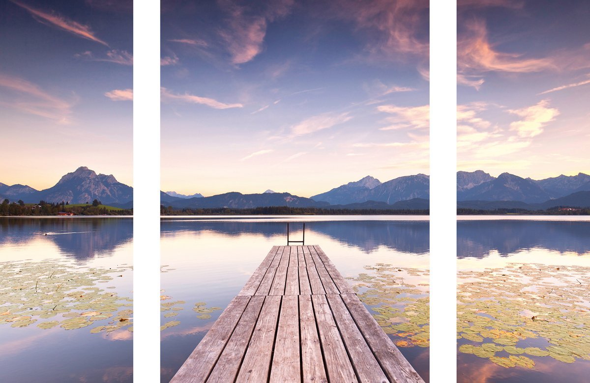 Eurographics 50x70, Hopfensee Sticker, Multi-Colour, 50 x 70 cm, 50 x 0.4 x 70 cm