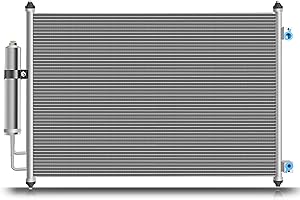 SCITOO Condenser Air Conditioning Compatible with Nissan Rogue 2008-2013 2.5L, Rogue Select 2014-2015 2.5L, Replace# 92100JG000