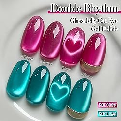 Double Rhythm Jelly Glass Cat Eye Gel Polish with