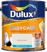 Dulux Easycare Washable & Tough Matt Emulsion Paint Summer Linen 2.5L view 2