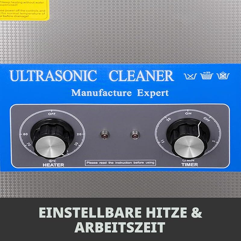Ultraschallreiniger 6,5L Reinigungsgerät 180W Schmuckreiniger