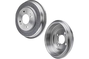 Detroit Axle - REAR Brake Kit for 2010-2014 Honda Insight, 09-13 Fit, [01-05 Civic L4 1.7L] Brake Drums 2011 2012 2013 Replacement