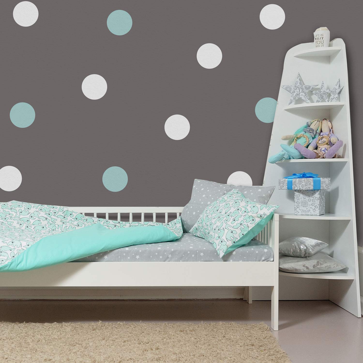 Spot Wall Stickers | Lots of Colours Options Available | Perfect for a Baby's Nursery or Child's Bedroom