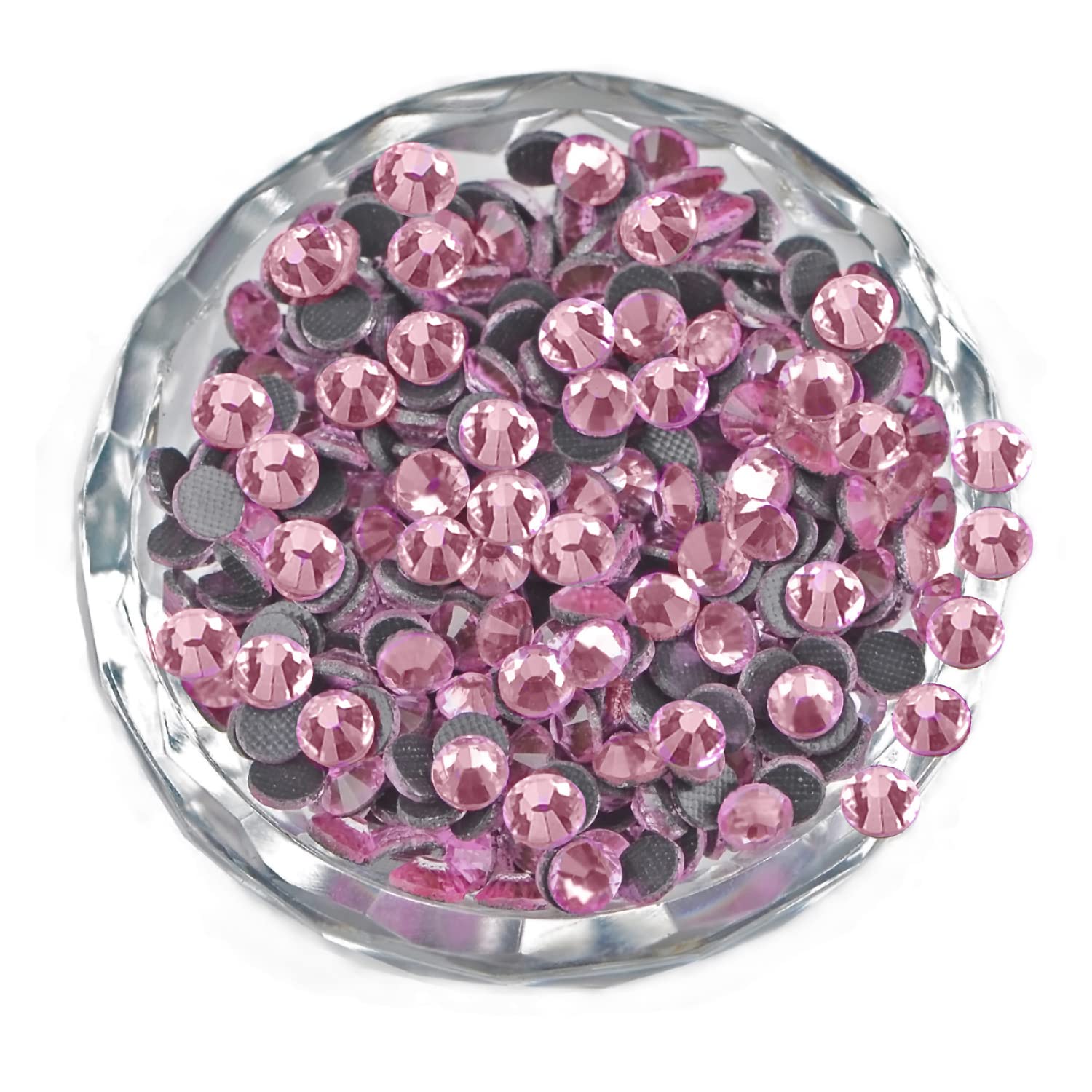 LPBeads 3000 Pieces SS16 Pink Hotfix Rhinestones