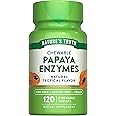 Nature's Truth Papaya Enzyme Chewable Tablets | 120 Count | Vegan, Non-GMO & Gluten Free Supplement for Digestion | Natural Tropical Flavor