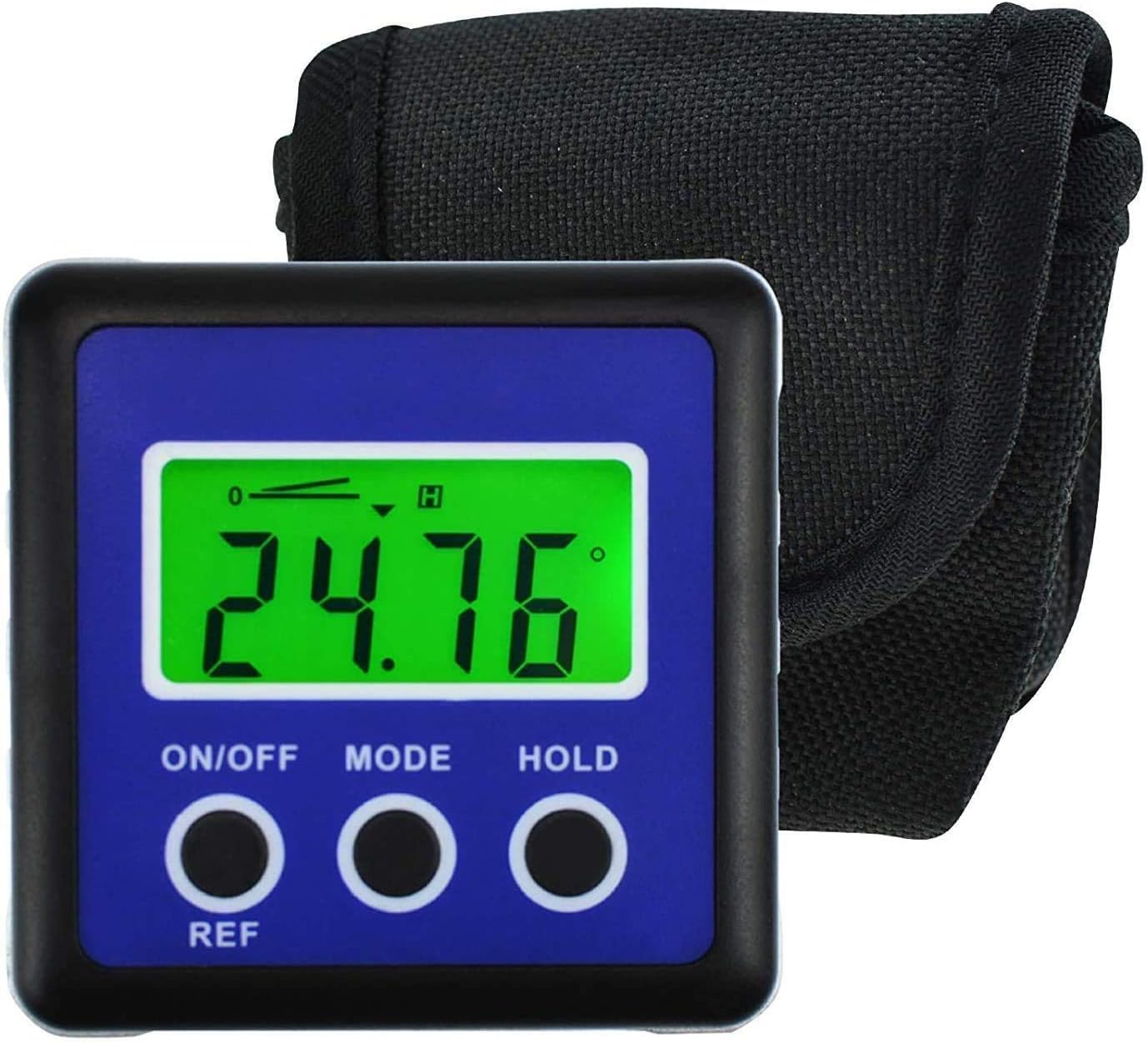 ULTRATOOL Digital Angle Finder with LCD Display - Magnetic Base, Waterproof Inclinometer Bevel Gauge - Includes 2 Extra Batteries