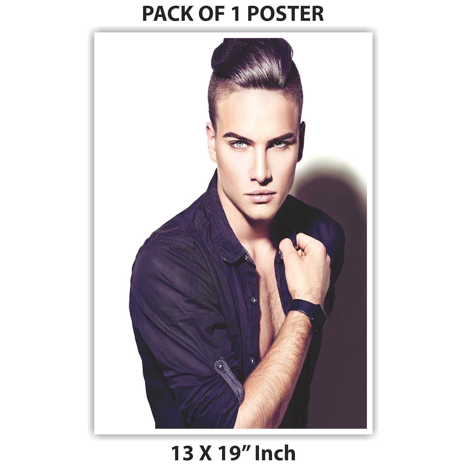 Anne Print Solutions High Fashion Model Man Stylish Haircut Hair