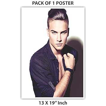 Anne Print Solutions High Fashion Model Man Stylish Haircut Hair