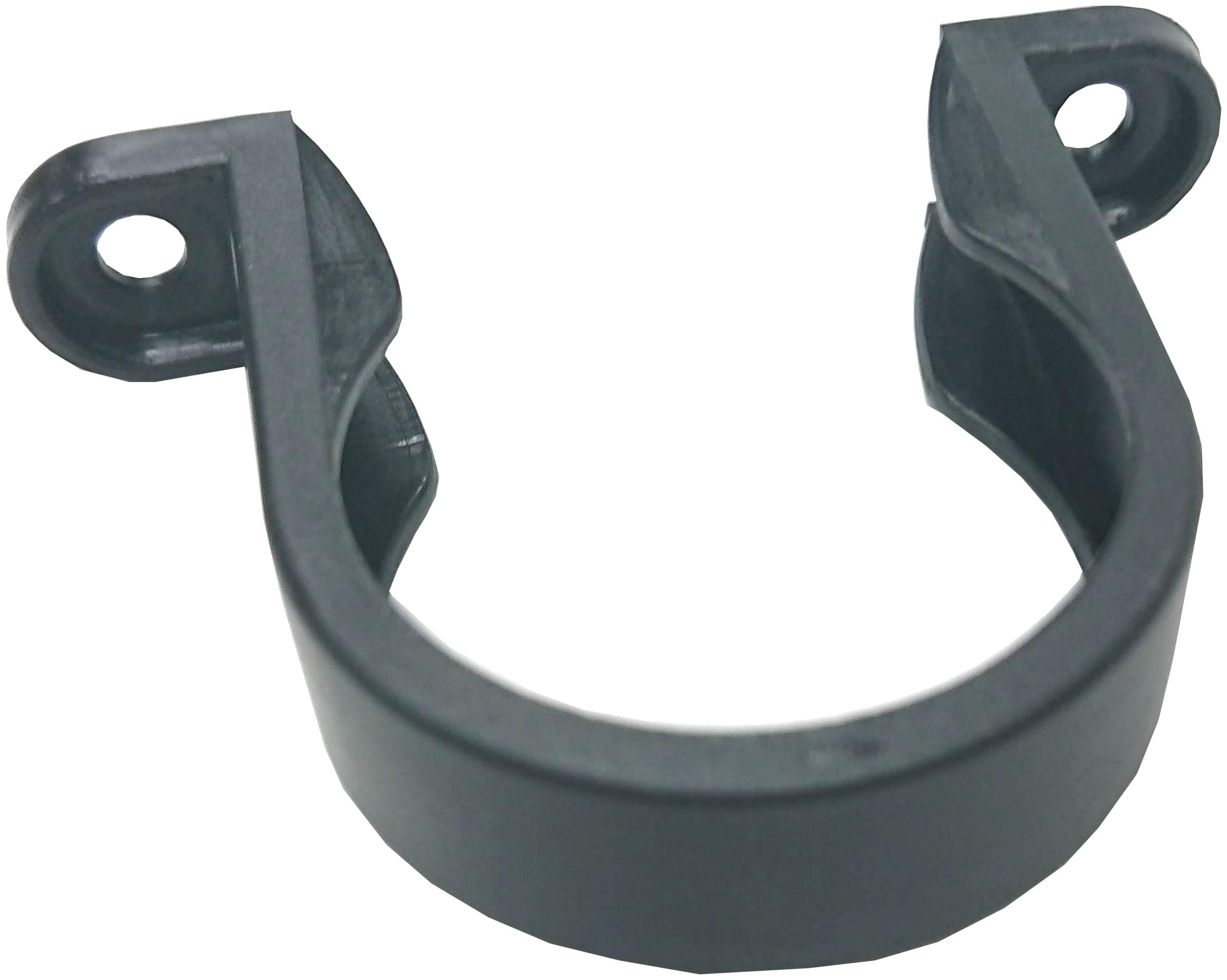 Merriway BH06824 (4 Pcs) Push/Compression Fit Waste Pipe Clips, 40mm Black (1.1/2 Inch) - Pack of 4 Pieces