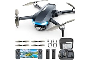 TERCASO GPS Drone with Camera for Adults - 2K HD Camera FPV Live Video, GPS Drone with Auto Return, Brushless Motor, Foldable Quadcopter, Follow Me, Headless Mode Remote Control for Kids Toys Gifts or Beginners