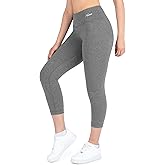 Nirlon Women's Capri Leggings High Waist Workout Yoga Pants 3/4 Length