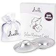 LIVELLA - Original Silver Nursing Cups - Made in Germany with 999 Silver - Universal Fit - Protect and Soothe Sore Nipples - Silver Nipple Shields for Breastfeeding - FDA-Registered