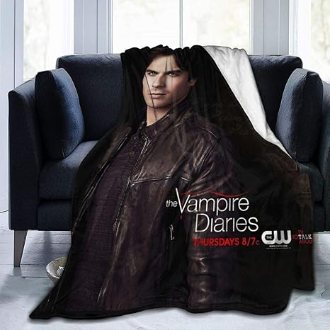 Damon-Salvatore Throw Blankets 