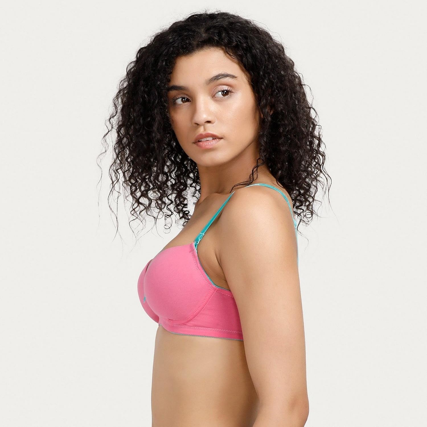 rosaline by zivame women's t-shirt padded non wired bra