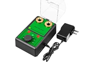 Luney Car Spark Plug Tester Tool, Automotive Engine Ignition Plug Analyzer 110V Double-Hole Spark Tester 0-6000rmp Operating Frequency with Protective Cover for 12V 12MM Socket