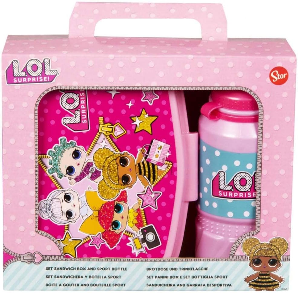 L.O.L Surprise! Lunch Box & Water Bottle Set, 420 ml