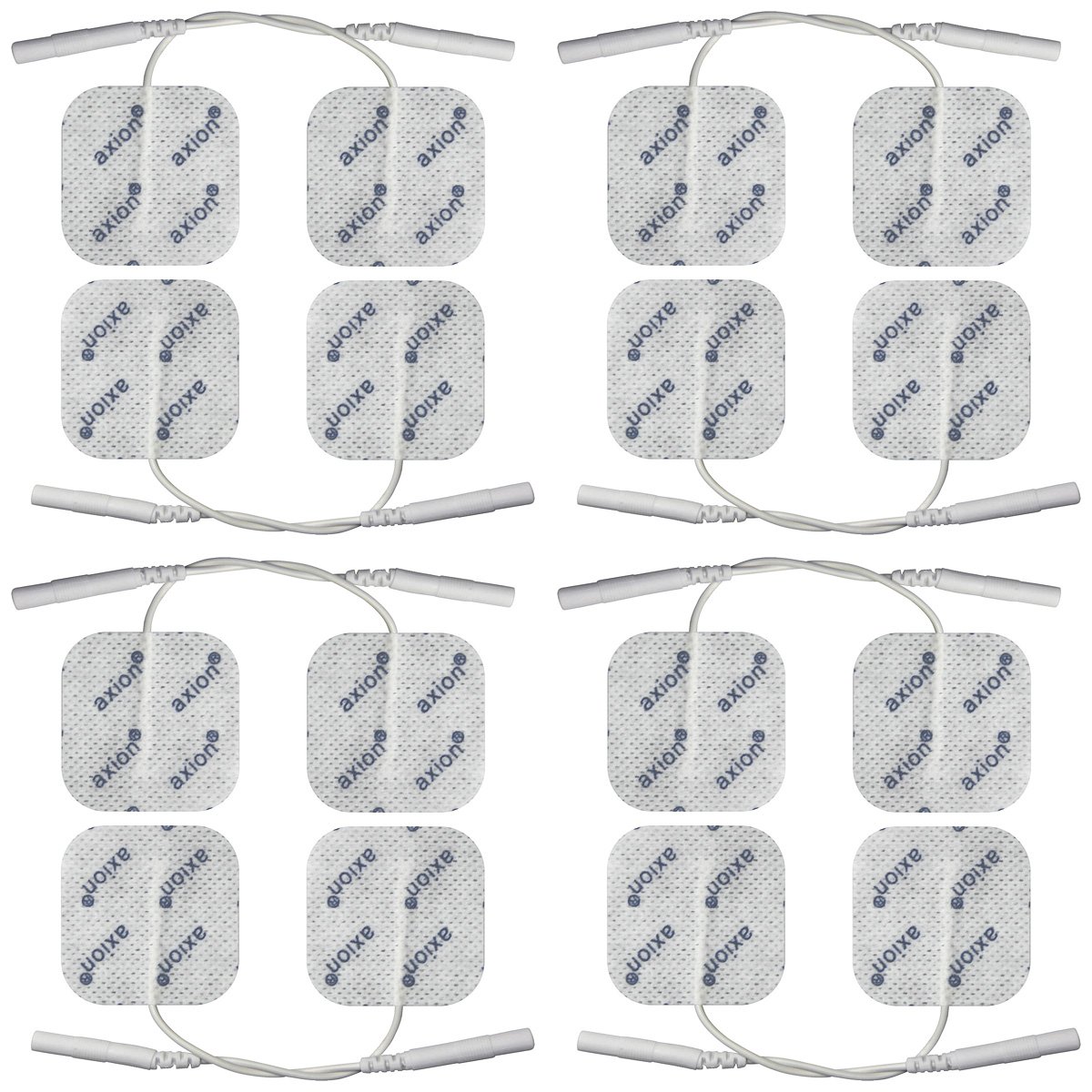 Square Electrodes Pads 40x40mm, pack of 16 Items, self adhesive. Fits