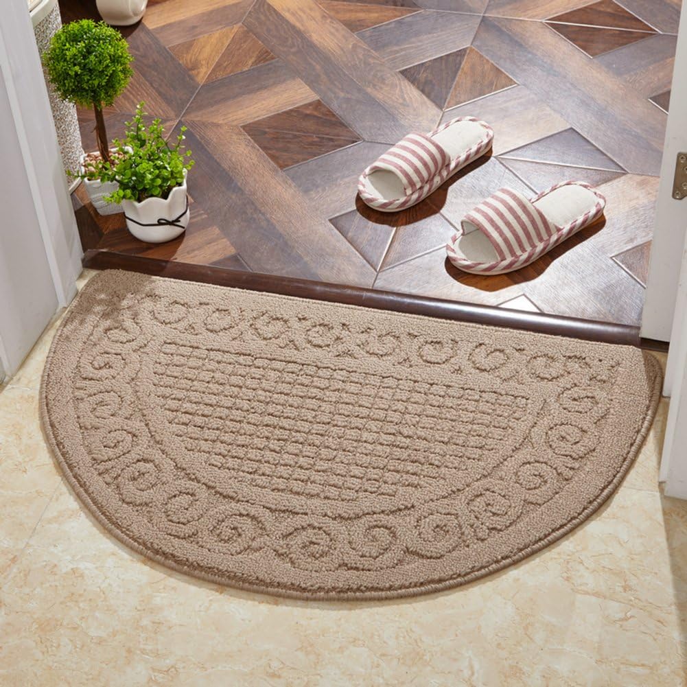 European-style floor mats/Non-slip mat/Water-absorbing dust mat-D 48x78cm(19x31inch)