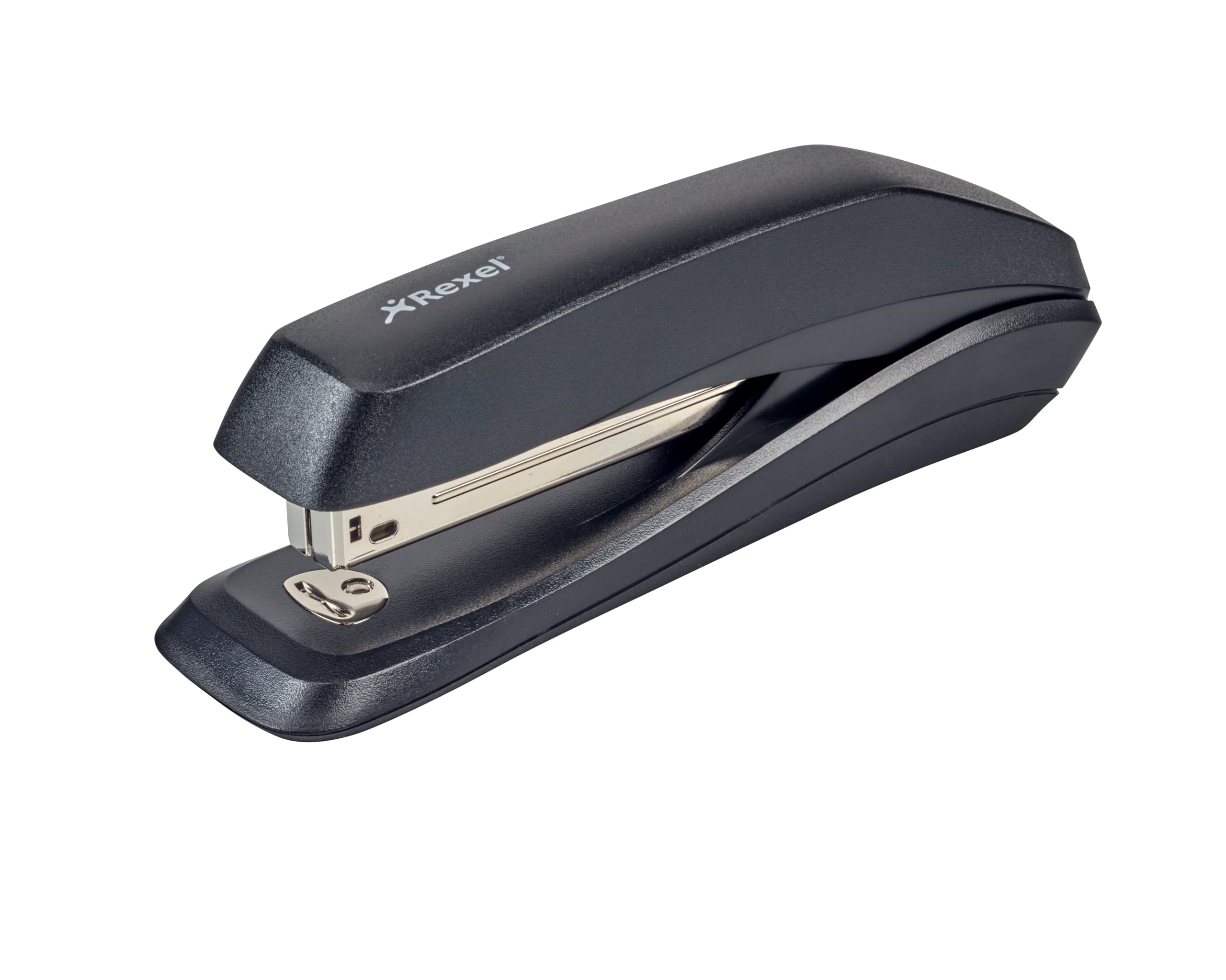 Rexel Ecodesk desktop stapler, 20 Sheets, Made with 50% recycled plastic, Eco friendly, 2100026, Black