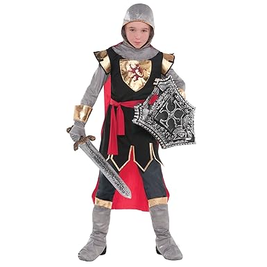 M) Boys Deluxe Knight of the Realm Costume for Medieval Fancy ...