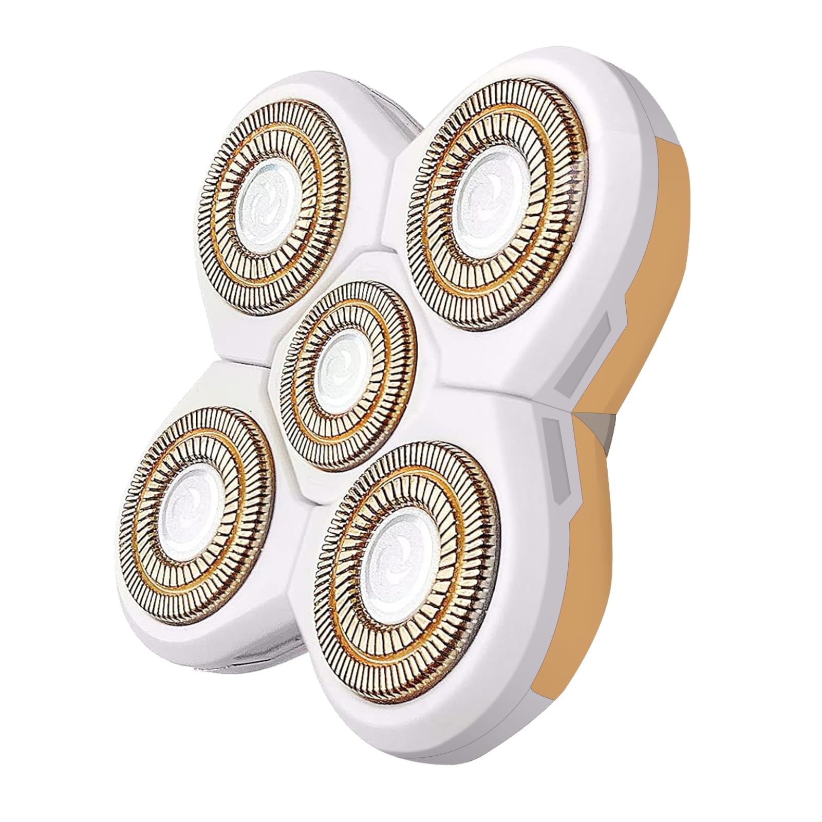 ZAHRVIA 5 Blades Women Shaver Replacement Heads, 5 Blades Replacement Shaver Head Blade 5 Heads Beard Electric Razor Shaver Head for 5 Head Hair Remover