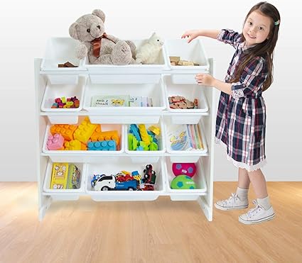 Amazon Uniplay 子供用おもちゃ収納オーガナイザ チーク ベビー家具 収納 ベビー マタニティ 通販