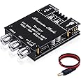 ZK-1002T Bluetooth 5.0 Amplifier Board 2.1 200W HiFi Subwoofer Audio AMP with Treble and Bass Control BT & AUX Inputs, DC 9-2