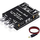 ARRAROWN ZK-1002T 2.0 Channel Bluetooth 5.0 Amplifier Board 200W HiFi Subwoofer Audio AMP with Treble and Bass Control BT and
