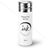 Ink Permanent Brow Mapping String, Eyebrow Thread for Microblading (White) | 100 ft white pre-inked mapping thread helps mark clean brow guide lines for shaping, symmetry checks, PMU and microblading.