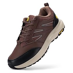 FitVille Mens Wide Hiking Shoes Waterproof Outdoor