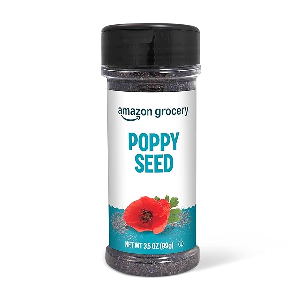 AMAZON GROCERY, POPPY SEED, 3.5 OZ (PREVIOUSLY HAPPY BELLY, PACKAGING MAY VARY)