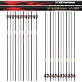 sanlida 100% Pure Carbon Hunting Arrows, Olympic-Grade 10 Spines Deflection (Unique), 0.001"/0.003"/0.006" Straightness, Buy 12 Get 12 Free/Buy 6 Get 6 Free, for Compound &amp; Recurve Bows (12/24PCS)
