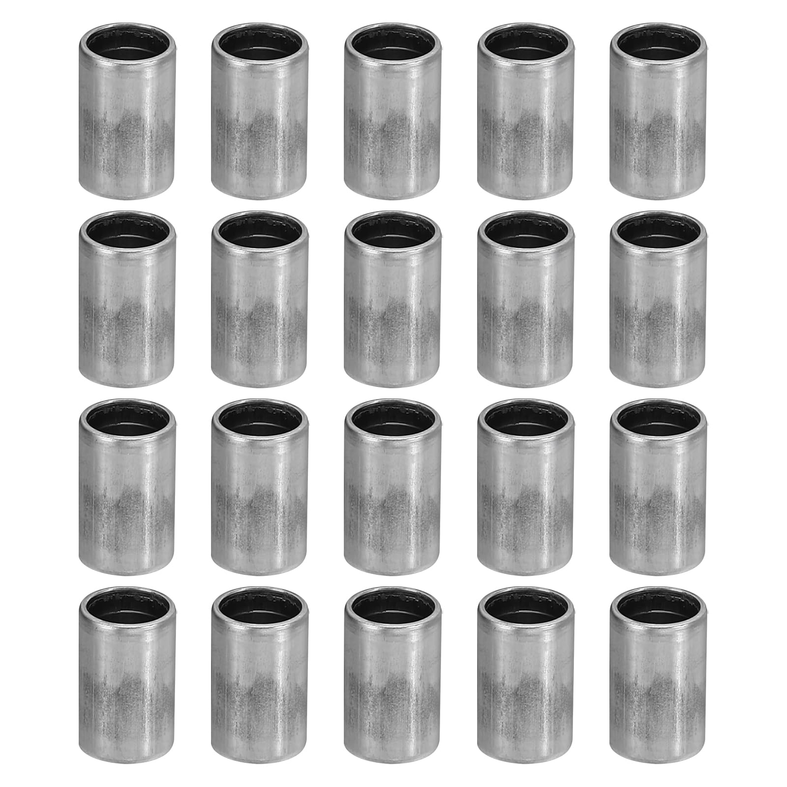 PATIKIL M5 Steel Spacers, 40 Pcs Metal Spacers Steel 5.2mm ID x 7.1mm OD x 11mm L Carbon Steel Spacer Screw Standoff Round for 1/5in or M5 Screw Bolts