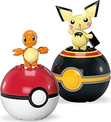 Mega Pokémon Building Toys Set Pichu & Charmander
