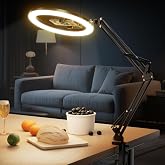 UBeesize 12&rsquo;&rsquo; Ring Light with Overhead Phone Mount, LED Selfie Light with Stand and Phone Holder for iPhone and Laptop, Desk Light for Video Recording, Zoom Meeting, Live Streaming, Tiktok, YouTube